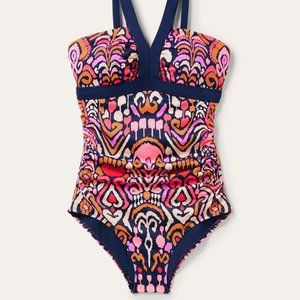 NWT Boden Women's Corsica One Piece Swimsuit